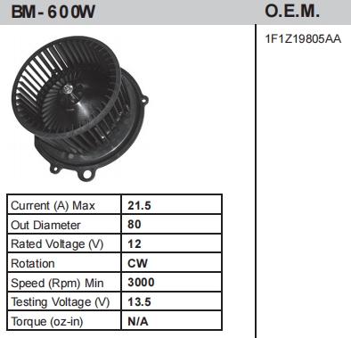 BM- 600W